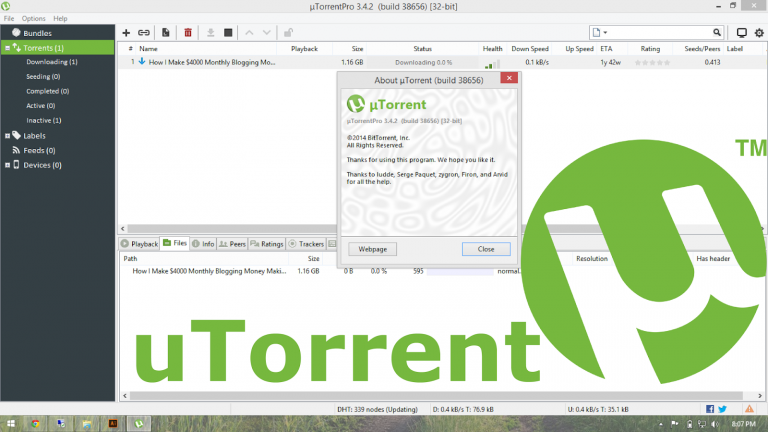 uTorrent Pro İndir - Full Türkçe 3.6.0 Build 447028 + Tracker 2025